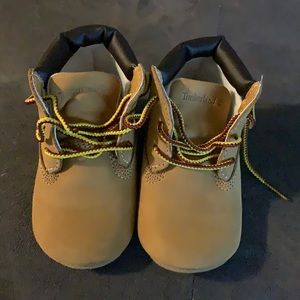 Baby boy infant size 4 Timberland soft boots